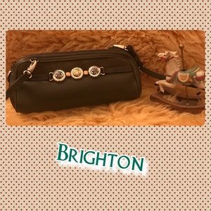 Brighton Pebbled Leather/Suede Cross body mini bag